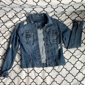 Distressed Denim Jacket